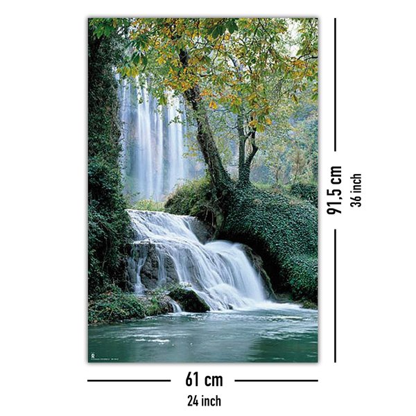 Wasserfall Poster