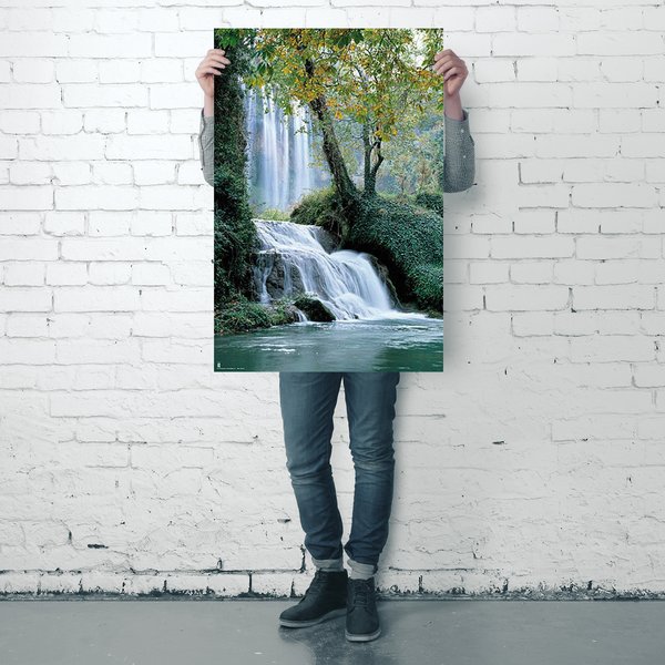 Wasserfall Poster