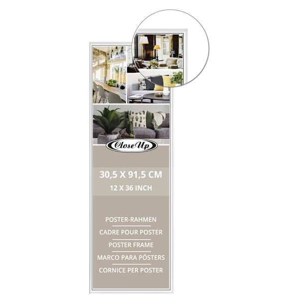 Posterrahmen 30,5 x 91,5 cm