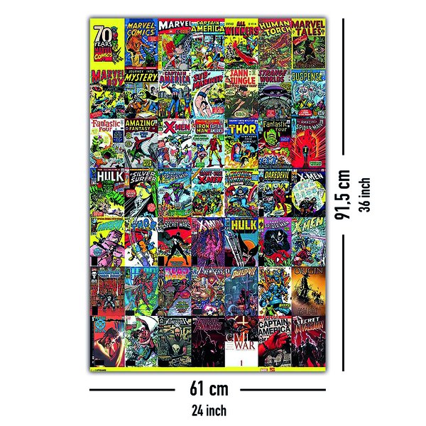 Marvel Comics Retro Poster