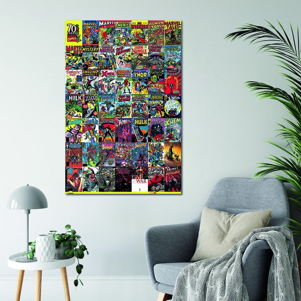 Marvel Comics Retro Poster