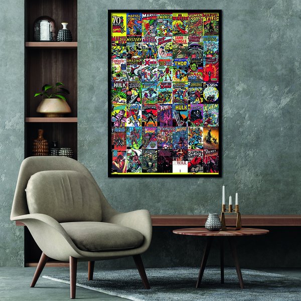 Marvel Comics Retro Poster