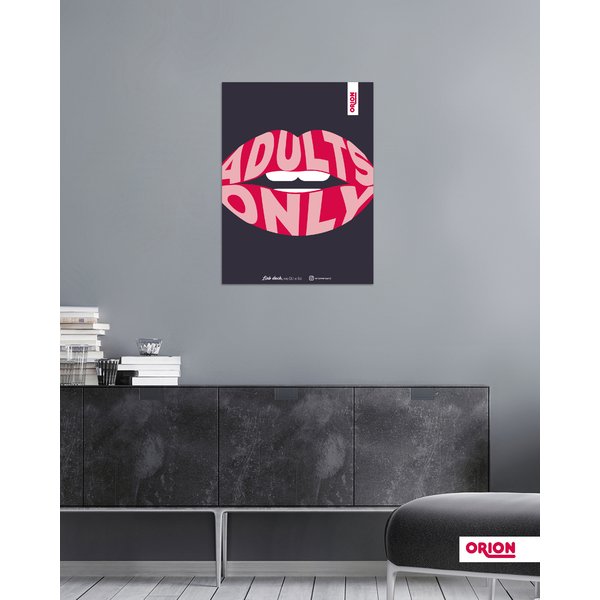 Adults Only Poster by ORION
