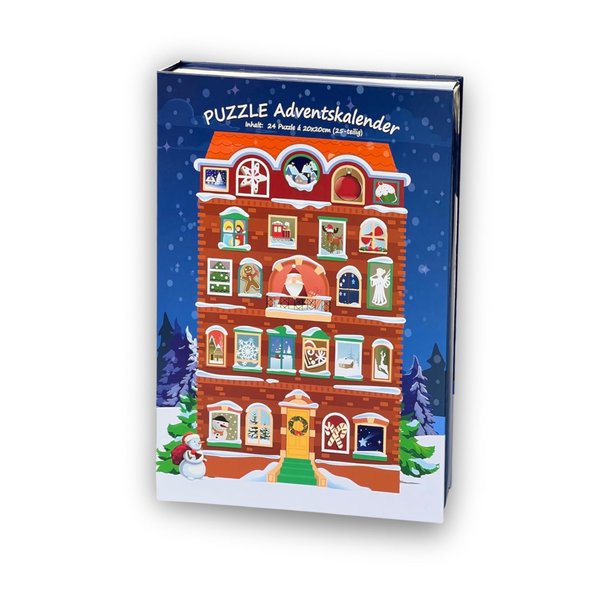Adventskalender mit 24 Puzzles