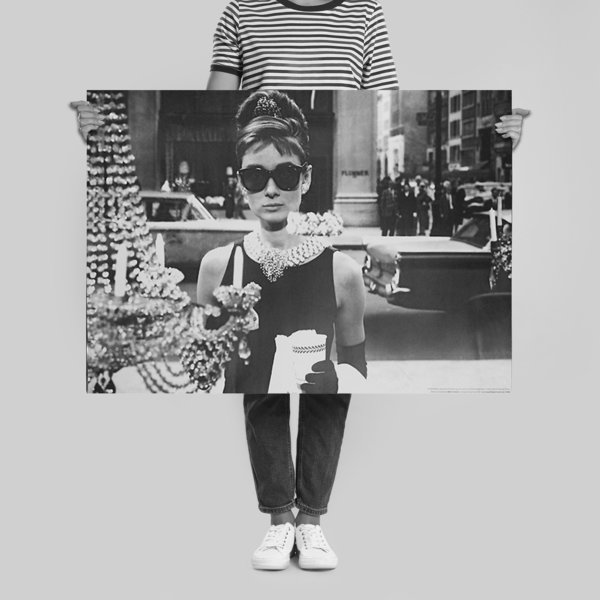 Audrey Hepburn Poster Shopping