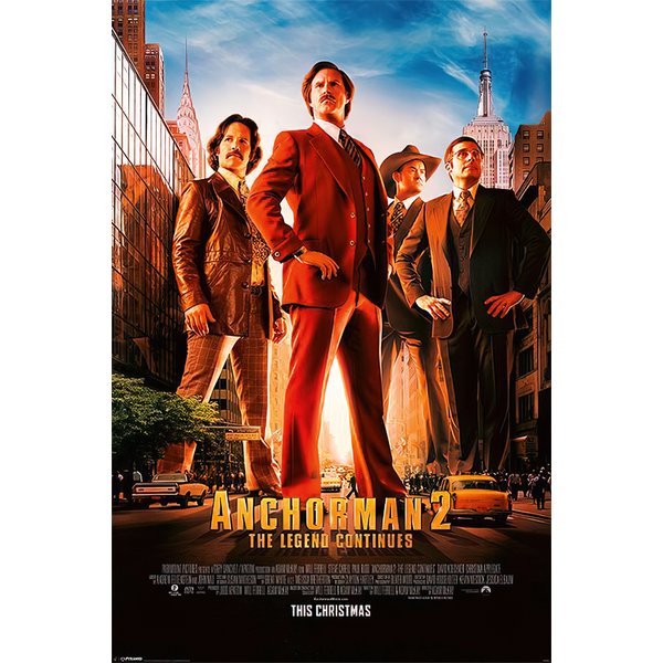 Anchorman 2 Poster Hauptplakat
