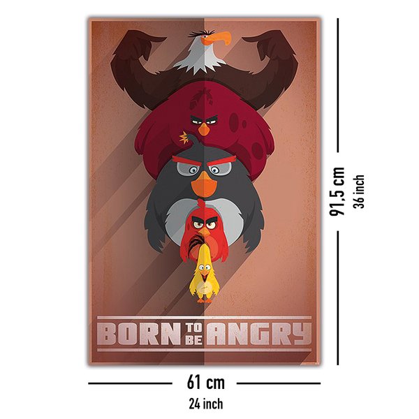 Angry Birds Poster Born to be