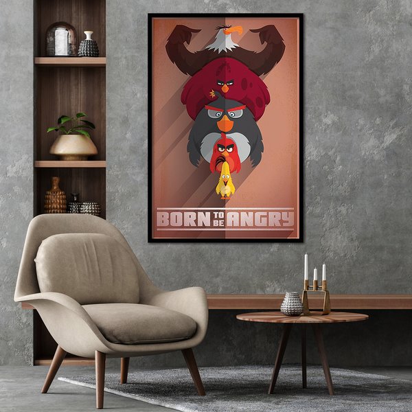 Angry Birds Poster Born to be