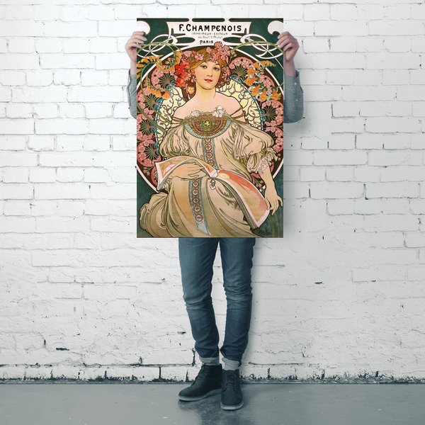Alfons Mucha Poster Jugendstil