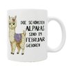Alpaka Tasse Februar
