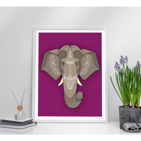 Asiatische Tiere Kunstdruck