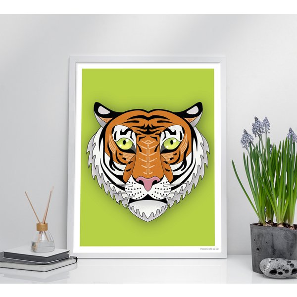 Asiatische Tiere Kunstdruck