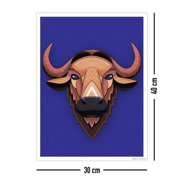 Asiatische Tiere Kunstdruck