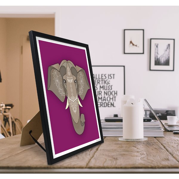 Asiatische Tiere Kunstdruck