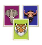 Asiatische Tiere Kunstdruck