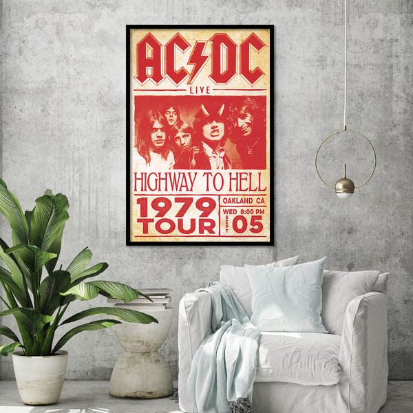 AC/DC Poster Live Highway To
