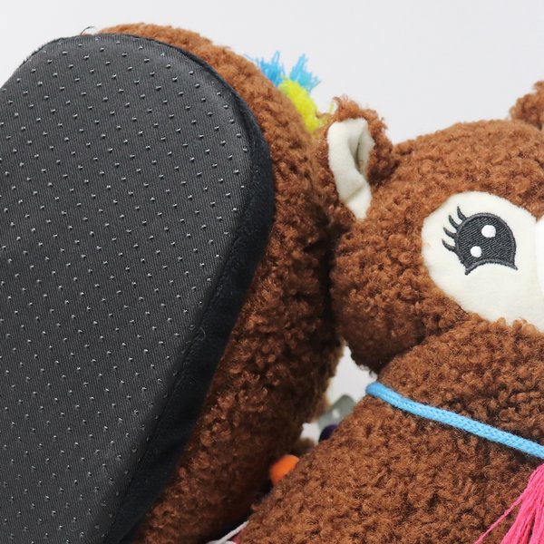 Alpaka Plüsch Hausschuhe