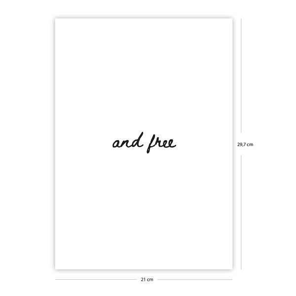 And free Druck Din A4