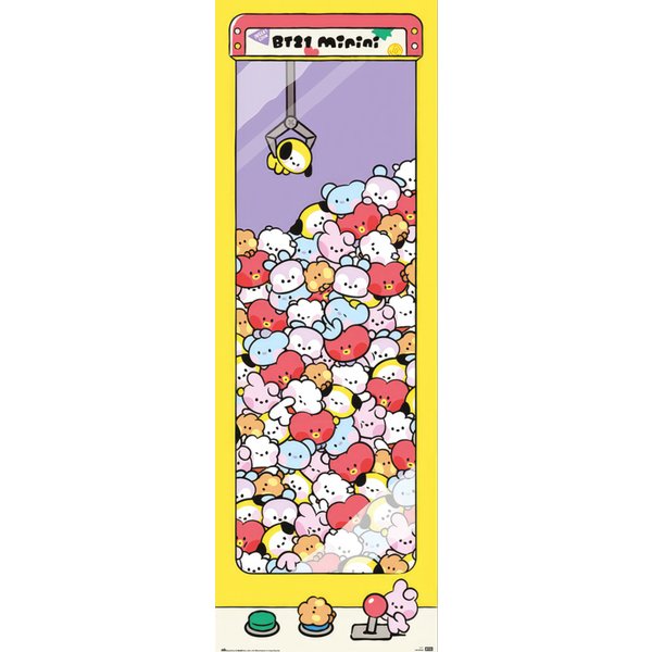 BT21 Türposter Arcade Machine