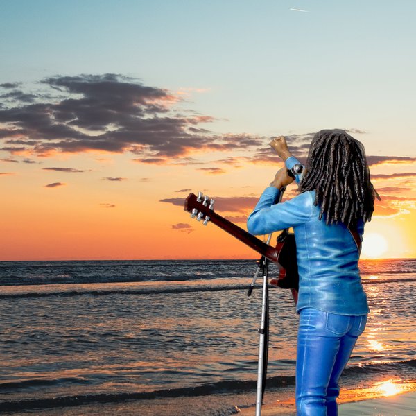 Bob Marley PVC Figur Live at