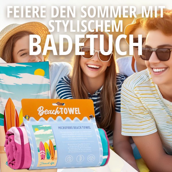 Mikrofaser Strandtuch Beach