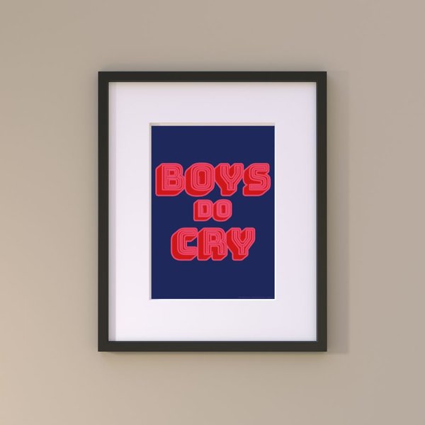 Boys Do Cry Kunstdruck