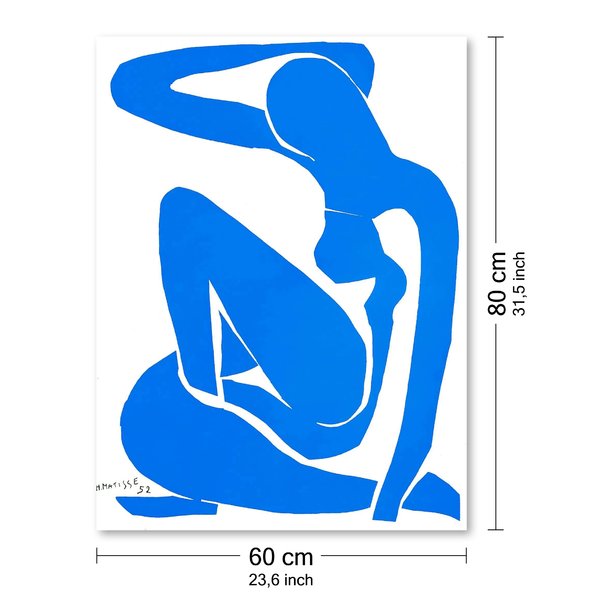 Blue Nude I Kunstdruck