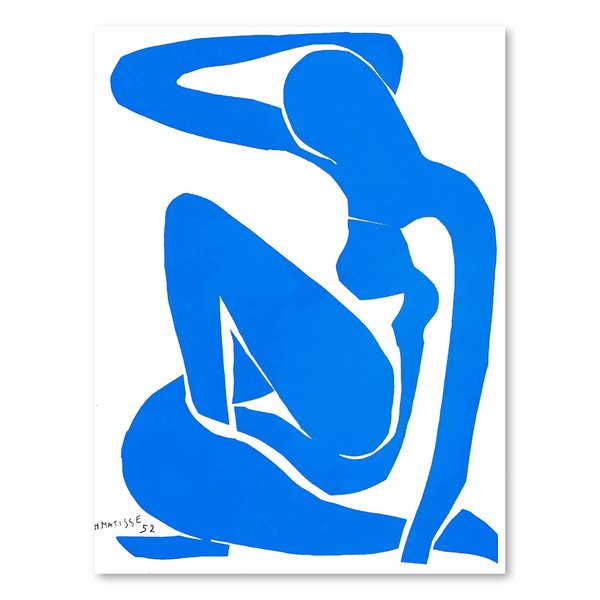 Blue Nude I Kunstdruck