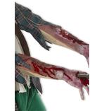 Blutige Armstulpe mit Narben