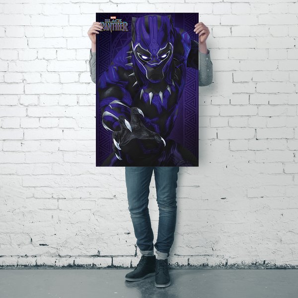 Black Panther Poster Glow