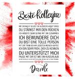 Beste Kollegin Kunstdruck