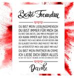 Beste Freundin Kunstdruck