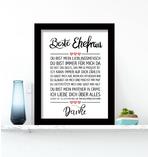 Beste Ehefrau gerahmter