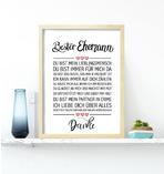 Bester Ehemann gerahmter