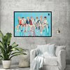 BTS Poster Blue