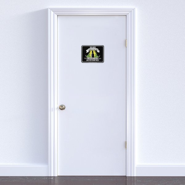 Bier Blechschild Geh Weg