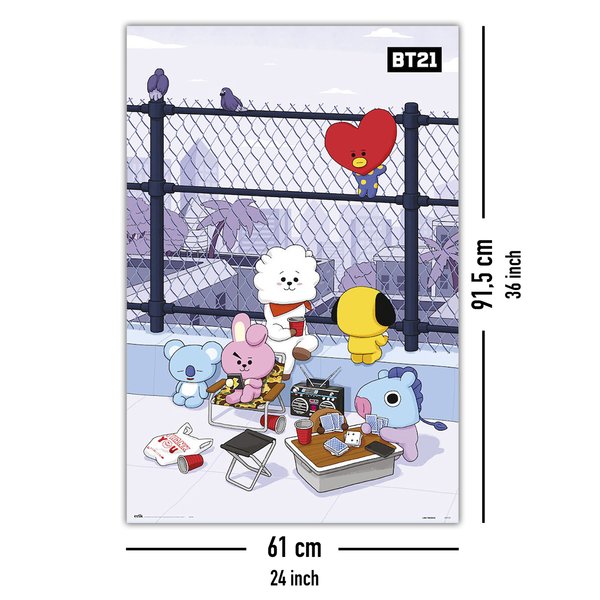 BT21 Poster Rooftop