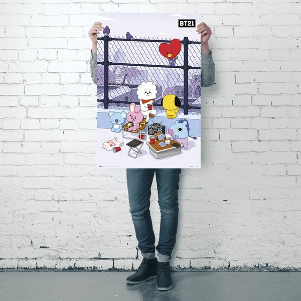 BT21 Poster Rooftop