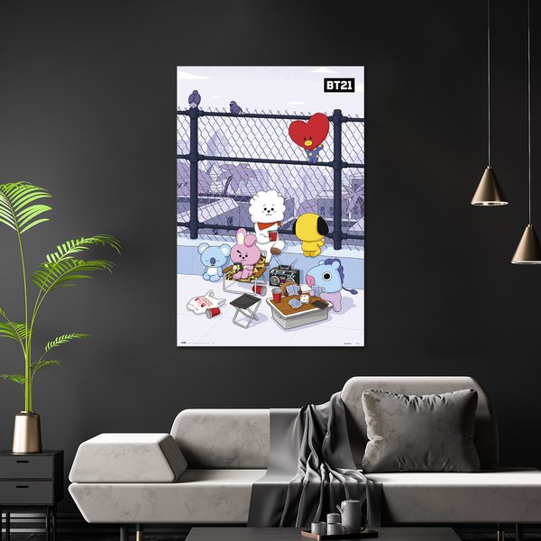 BT21 Poster Rooftop