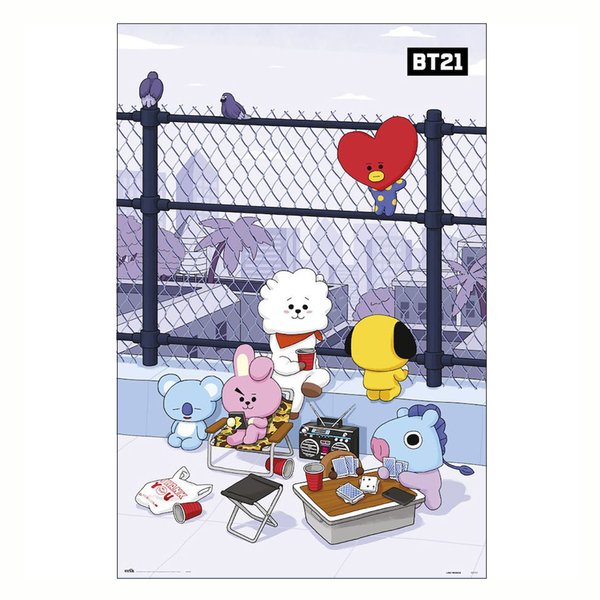 BT21 Poster Rooftop