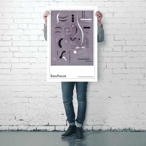 Bauhaus Poster Four Parts By..