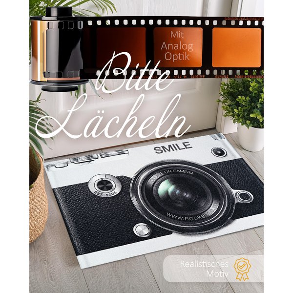 Camera Fu&szlig;matte Smile