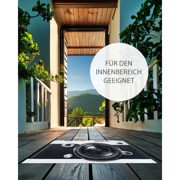 Camera Fu&szlig;matte Smile