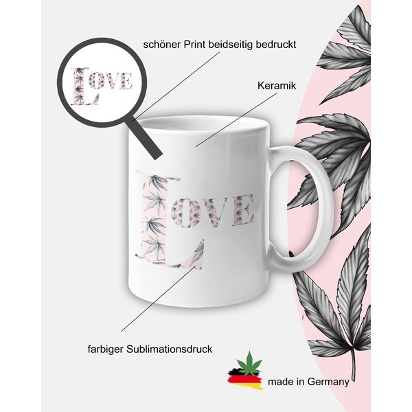 Cannabis Love Tasse
