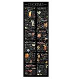 Cocktails Türposter