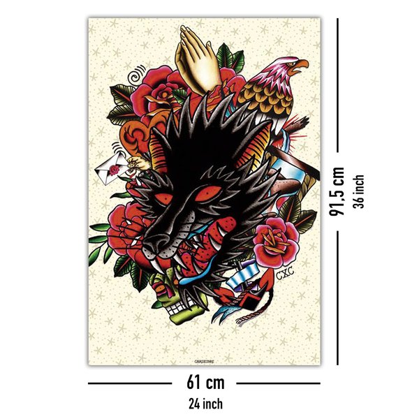 Cardxcore Poster Wolf