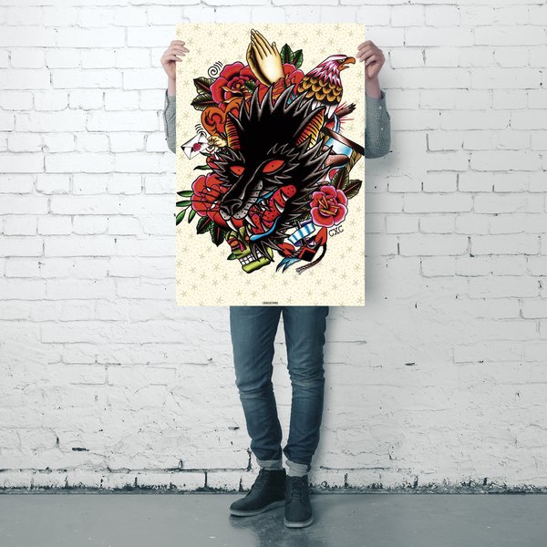 Cardxcore Poster Wolf