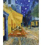 Caféterrasse am Abend