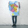 Carte De France 2017 Poster