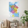 Carte De France 2017 Poster